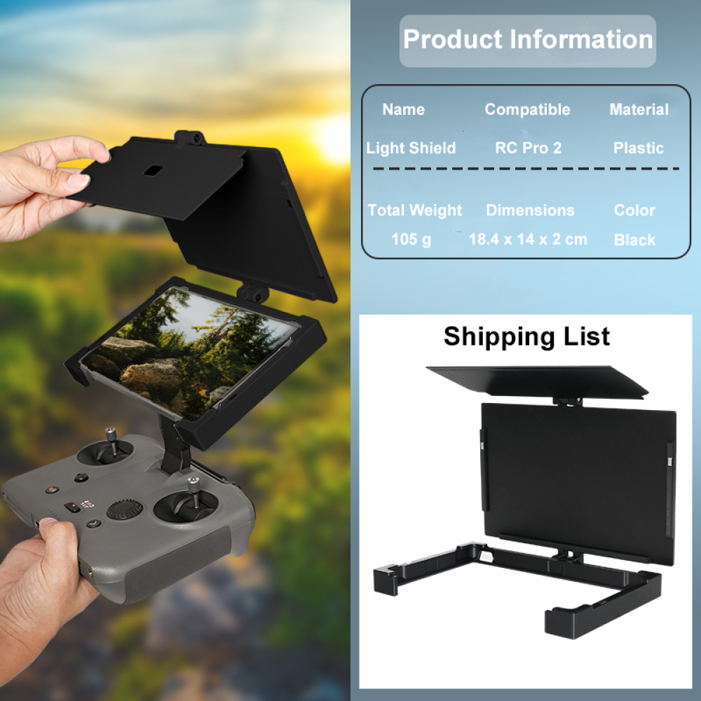 واقي شمس جديد لجهاز التحكم عن  - مراجعة Drone Controller Hood وسعره