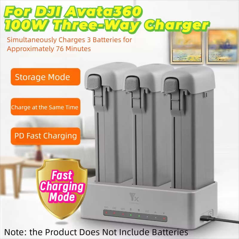 شاحن سريع ثلاثي الاتجاهات لبطا - مراجعة Drone Charging Hub وسعره